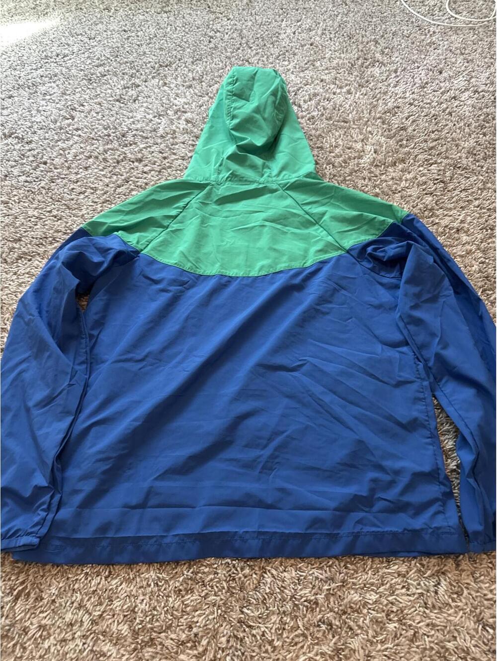 Nike Kids Boys XL Jacket Blue Green Windbreaker - Picture 7 of 7